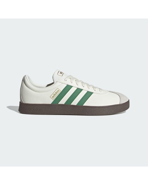 Adidas Green Vl Court Classic Shoes for men