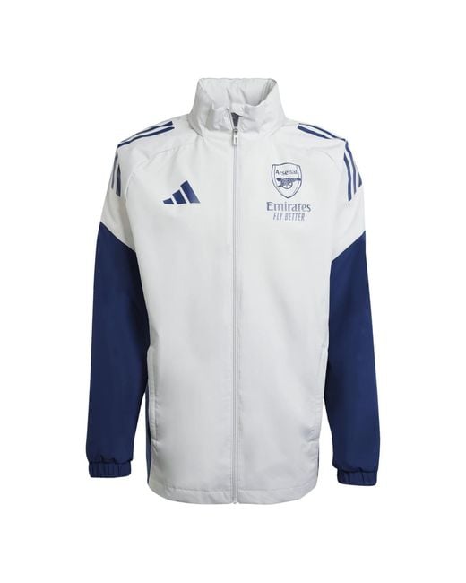 Adidas Blue Afc Aw Jkt for men