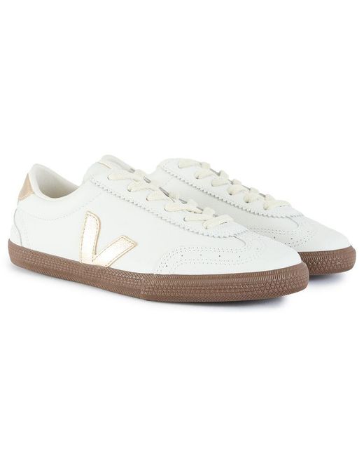 Veja White Volley Trainers