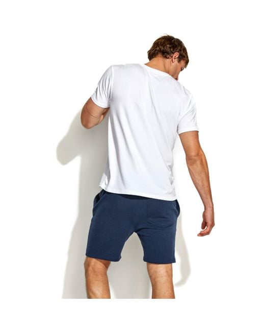 Panos Emporio White Bamboo Cotton Blend T-Shirt for men