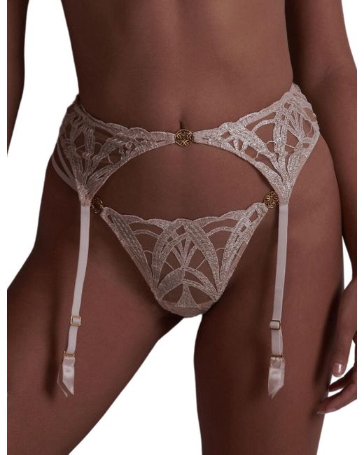 Aubade Brown My Desire Suspender Belt