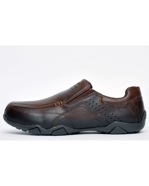 Red Tape Black Derwent Leather for men