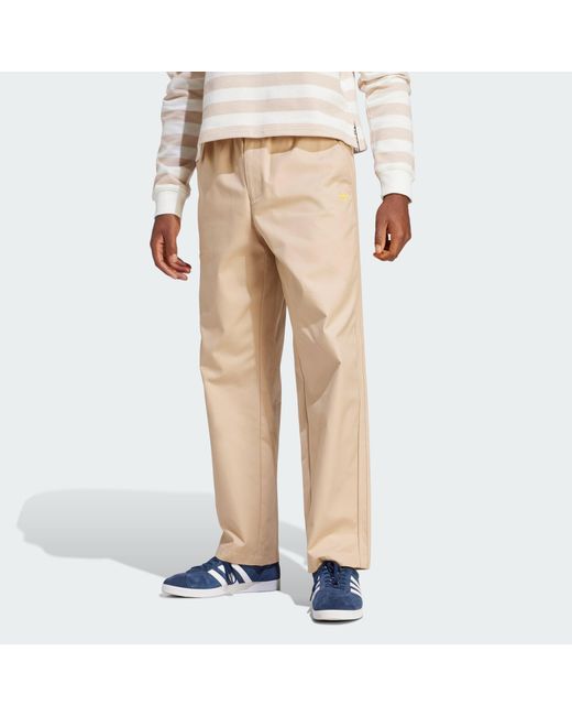 Adidas Originals Natural Nice Chino Pants for men