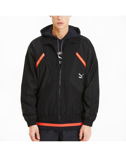 PUMA Black Tfs Tailored For Sport Woven Track Top Jacket 596464 01 Textile for men