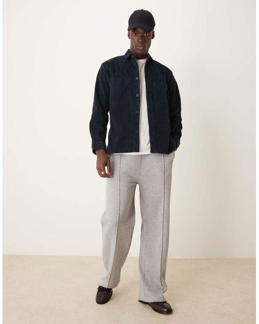 SELECTED Blue Cord Overshirt for men