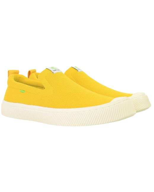 CARIUMA Yellow Ibi Knit Plimsolls
