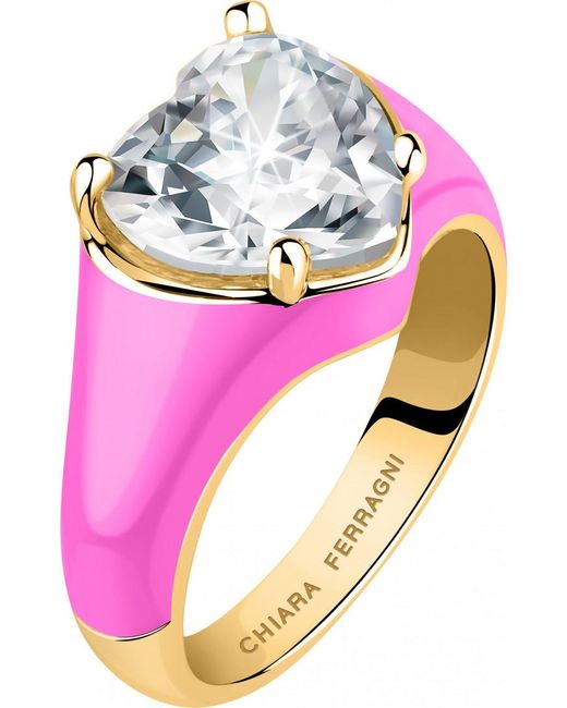 Chiara Ferragni Pink J19Avi40016 Ladies Ring