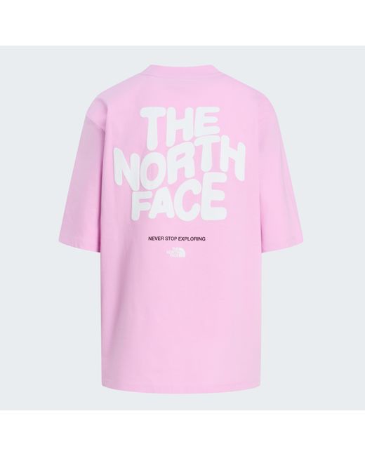 The North Face Pink W Hyper Energy Oversized Tee