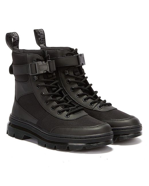Dr. Martens Black Combs Tech Mono Boots