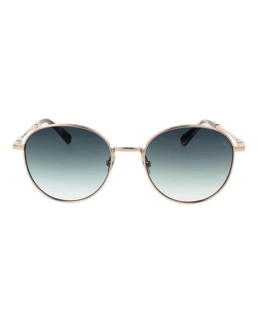 Scotch & Soda Blue Metal Sunglasses