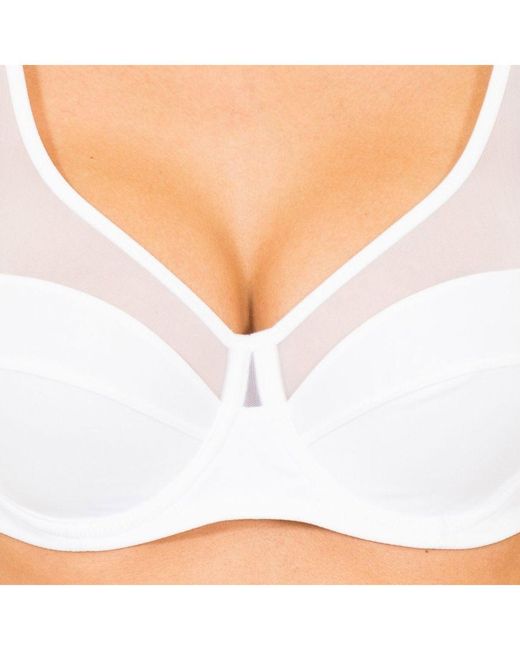 Dim White Generous 3983 Non-Foam Underwire Bra