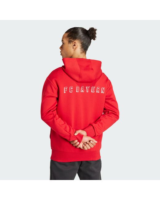 Adidas Originals Red Fc Bayern Anthem Jacket for men