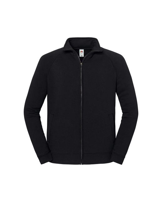 Fruit Of The Loom Black Adult Sweat Jacket