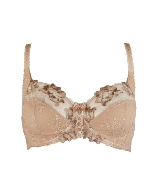 Pour Moi Natural 3827 Sofia Lace Side Support Bra