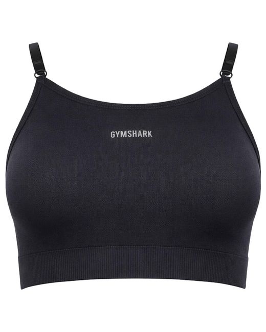 GYMSHARK Blue Flex Strappy Sports Bra
