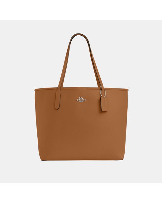 COACH Brown City Tote