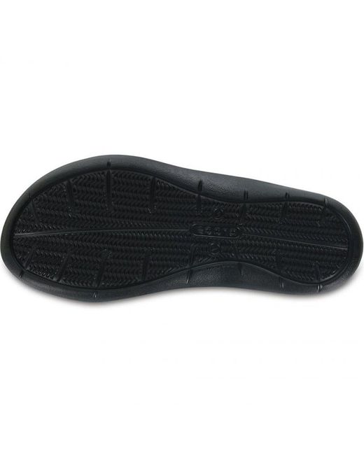 CROCSTM Blue Swiftwater Open Toe Slide Sandals