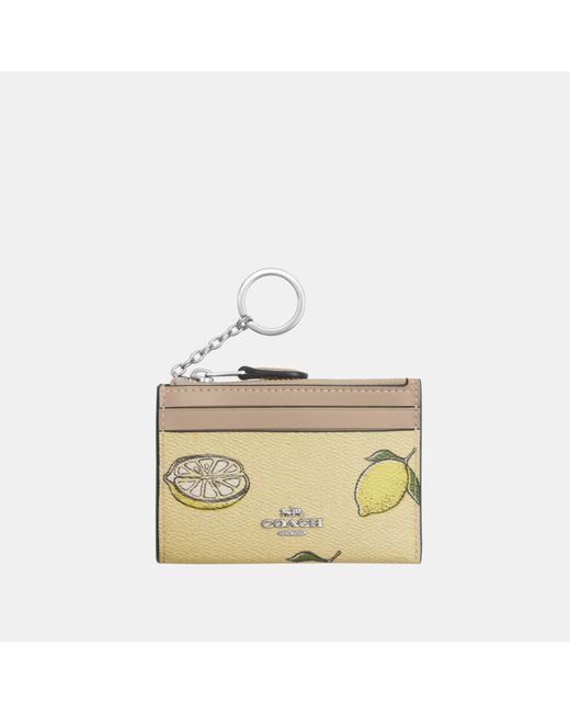 COACH Metallic Mini Id Skinny