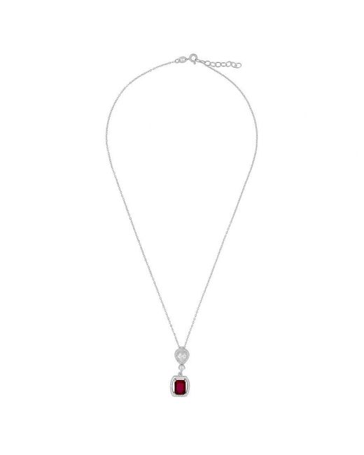 Orphelia Metallic 'Enora' 925 Sterling Chain With Pendant