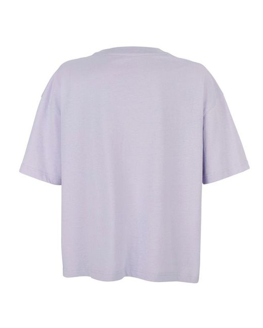 Sol's Purple Ladies Boxy Organic Oversized T-Shirt
