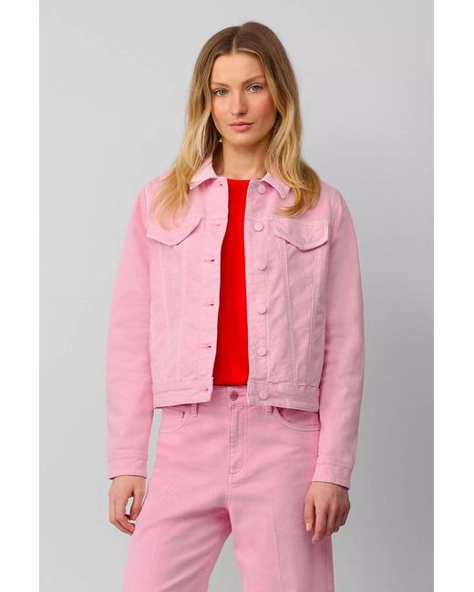 S.oliver Pink Boxy Denim Jacket