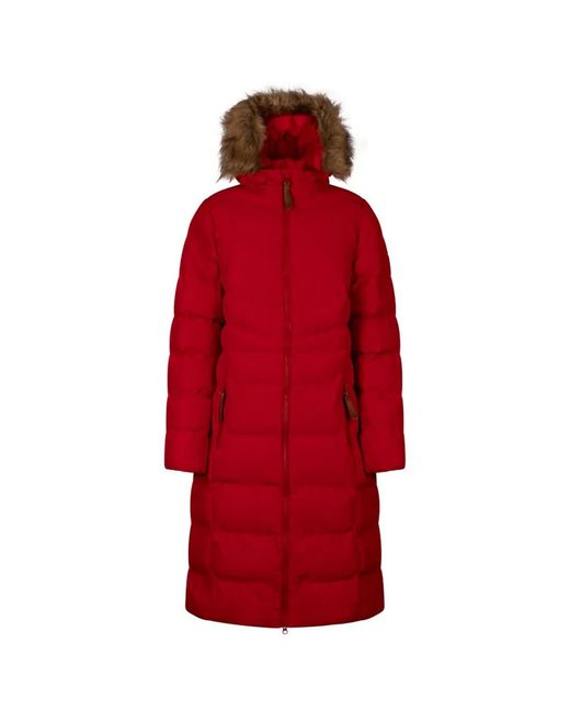 Trespass Red Ladies Audrey Padded Jacket