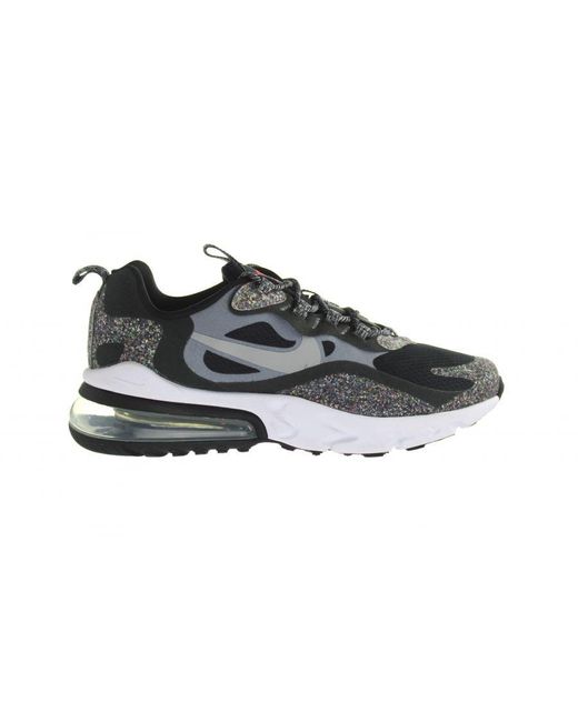Nike Black Air Max 270 React Se Grey Trainers for men