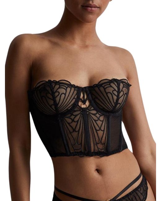 Aubade Black L'Indomptable Bustier