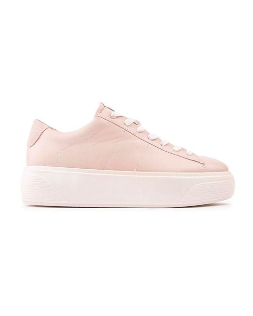 Ecco Pink Street Trainers