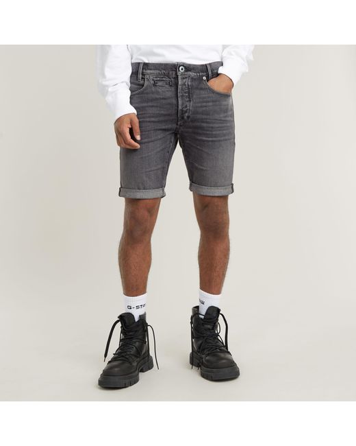 G-Star Blue G-Star Raw D-Staq 5-Pocket Denim Shorts for men