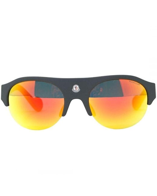 Moncler Blue Ml0050 20C Sunglasses for men