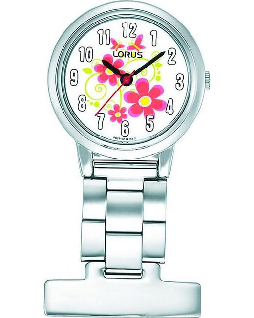 Lorus Gray Rg237Hx9 Ladies Nurses Fob Watch