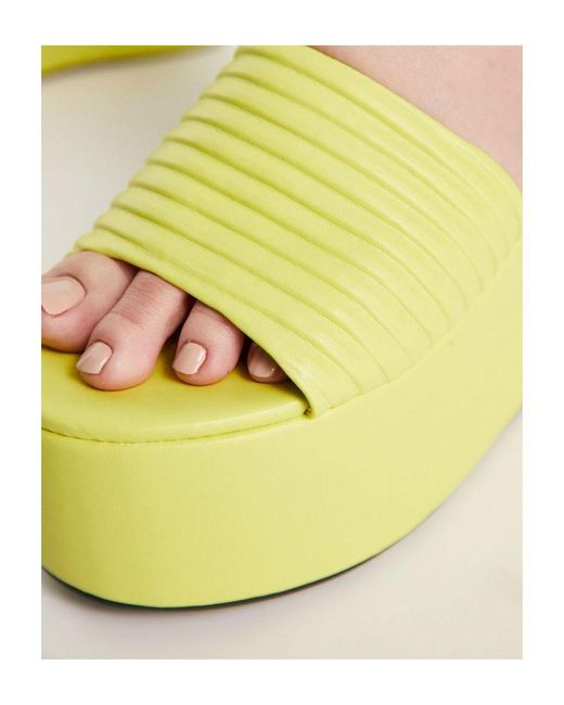 SIMMI Yellow London Saanvi Flatform Sandals