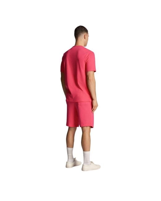 Lyle & Scott Pink Casual Shorts Cotton for men