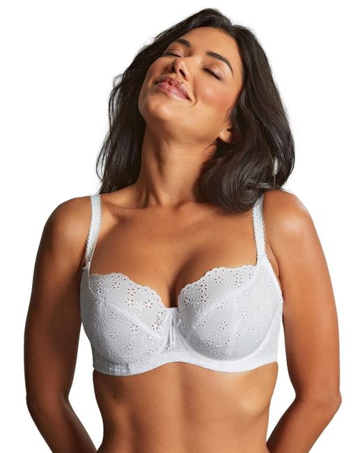 Panache White 11161 Charlotte Balcony Bra
