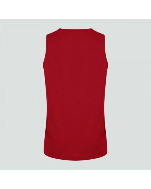 Canterbury Red Club Dry Tank Top for men