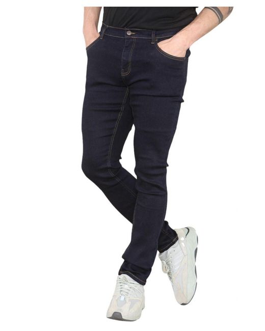 MYT Skinny Fit Jeans Stretchdenim In Indigo in het Blue voor heren
