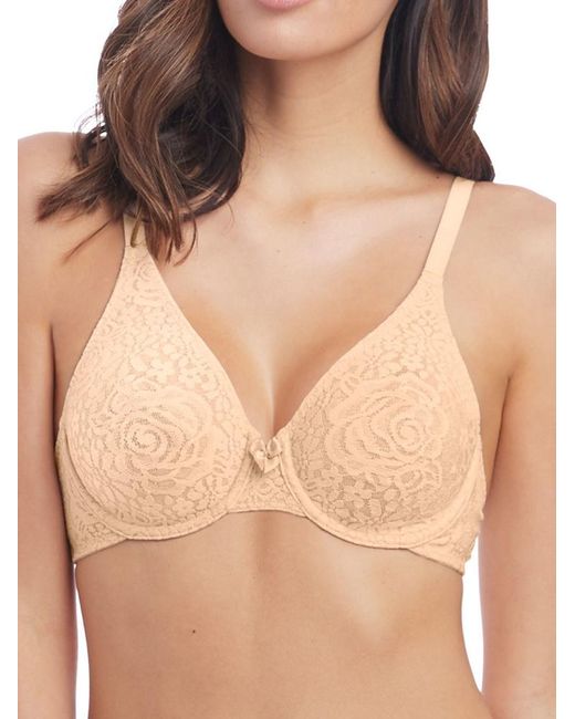 Wacoal Brown Halo Lace Underwire Bra