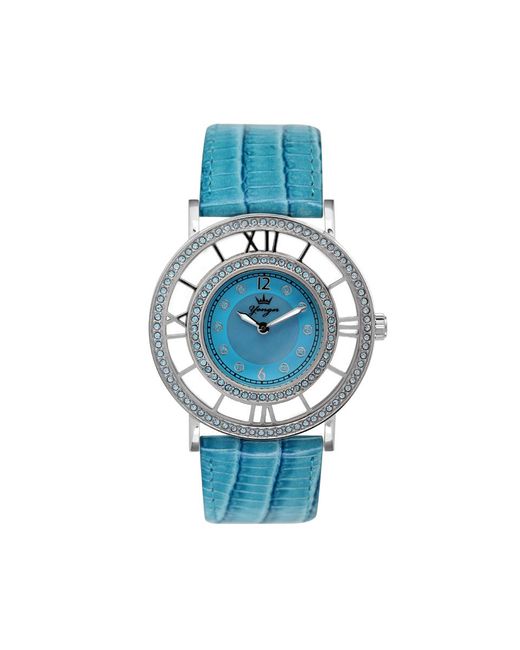 Yonger & Bresson Blue And Dial Band Watch Leather