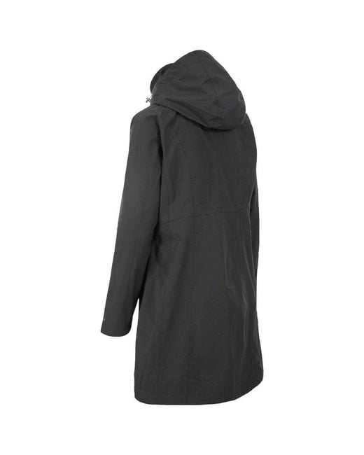 Trespass Black Ladies Rainy Day Waterproof Jacket