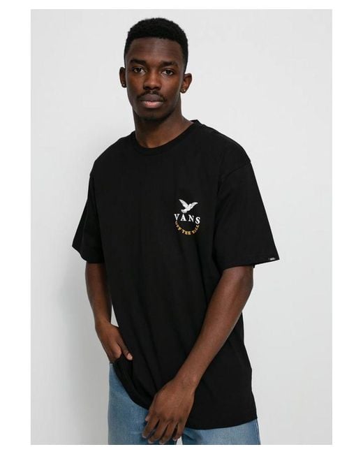 Vans Black Otherside Ss T Shirt Cotton for men