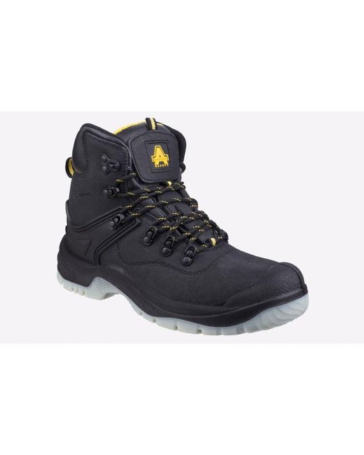 Amblers Safety Black Fs198 Leather Boots for men