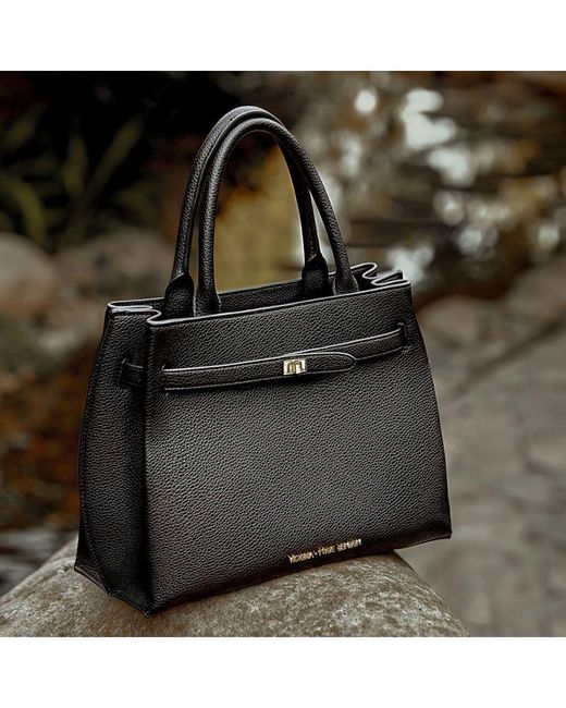 Victoria Hyde London Black Lambeth Bag Leather