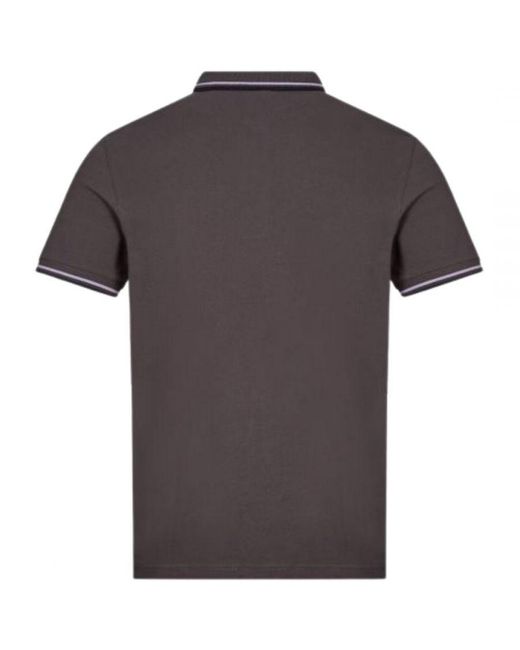 Fred Perry Gray Twin Tipped M3600 Q29 Dark Polo Shirt for men