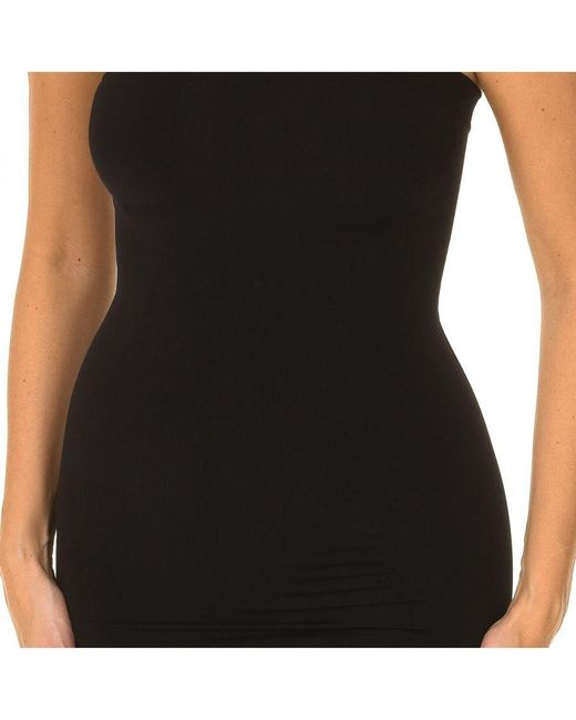 Intimidea Black Soto Strapless Slimming Dress 810130