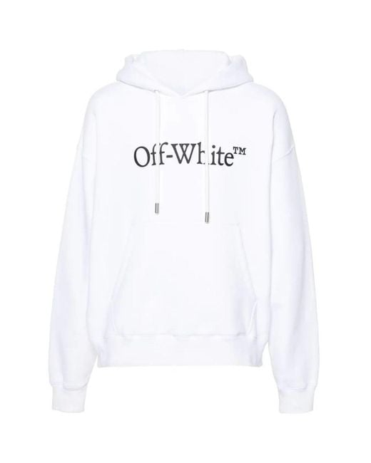 Off-White c/o Virgil Abloh White From Italy Design Skate Fit Hoodie for men