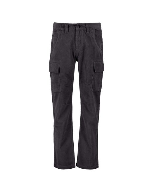 Alpha Industries Agent Cord Pant in Blue für Herren