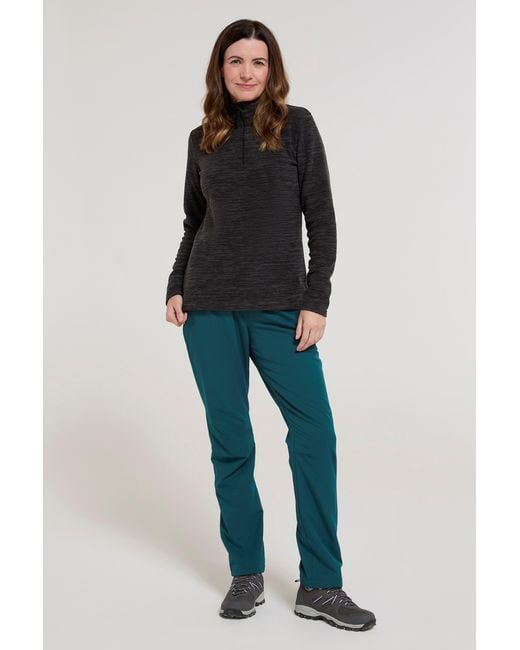 Mountain Warehouse Blue 'Arctic' Thermal Trouser Fleece Lined Stretchy Lightweight Outdoor Pants