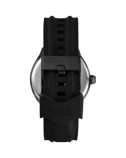 DIESEL Black Streamline Watch Dz2203 Silicone for men