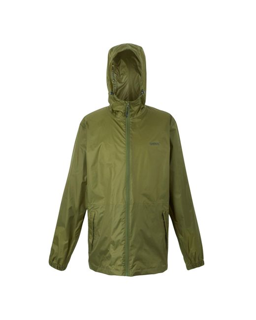 Regatta Green Pack It Iii Waterproof Jacket (Nephrite) for men